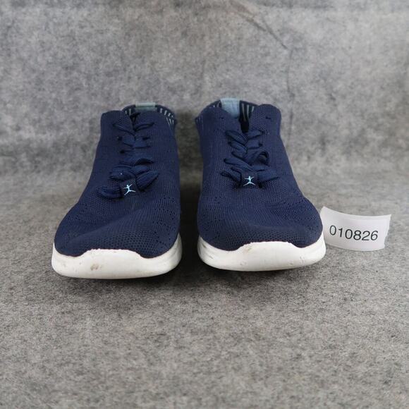 Danskin Shoes Womens 10 Athletic Trainers Sneakers Knit Lace Up Casual Blue - Picture 2 of 12